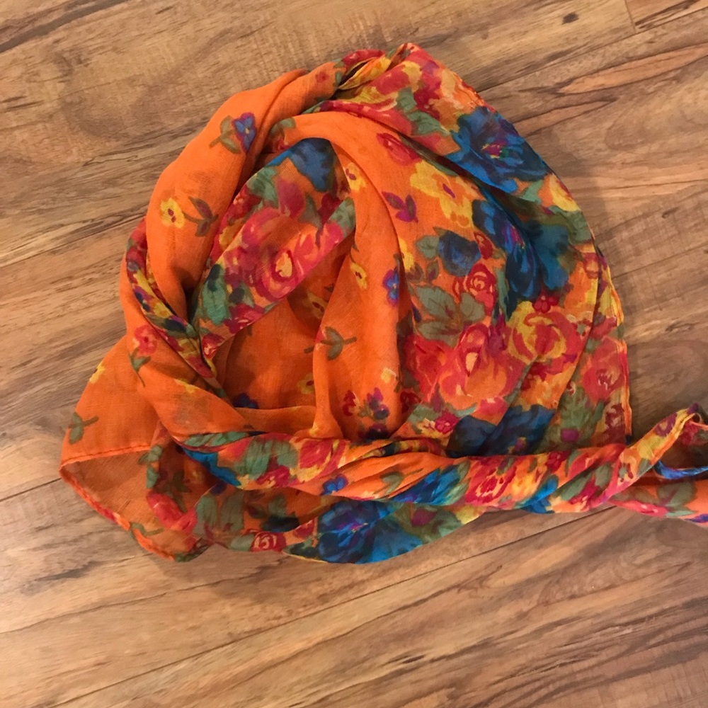 Floral scarf
